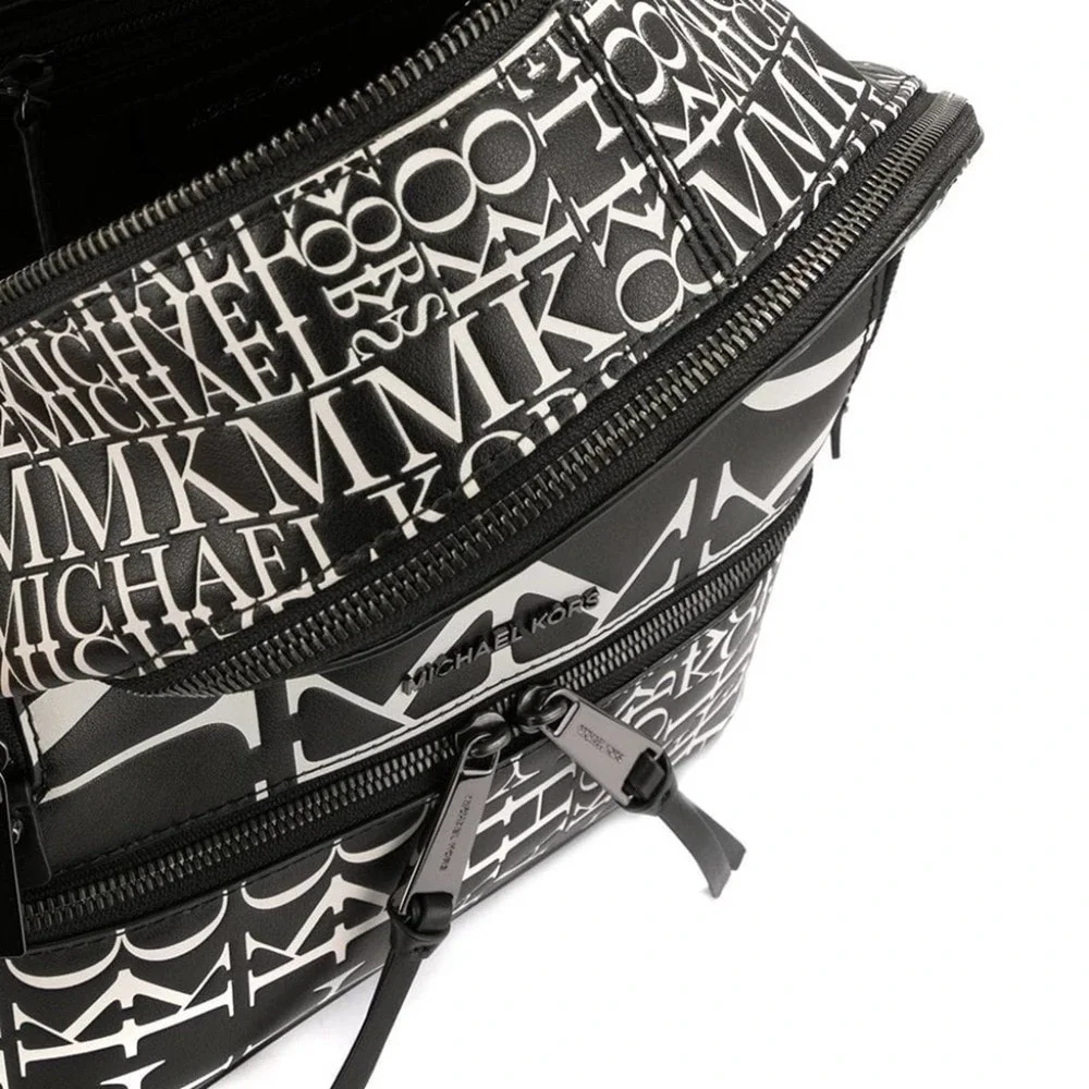 Michael Kors Newsprint Rhea Backpack